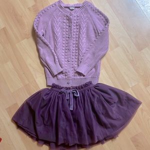 Jamie Kay tutu and cardigan. Size 4/5